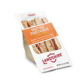 Landshire® SANDWICH WEDGE ROAST BEEF TURKEY & CHEESE 10000004483