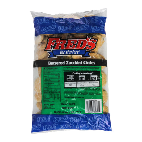 Fred's For Starters® APPETIZER ZUCCHINI CIRCLE BATTERED