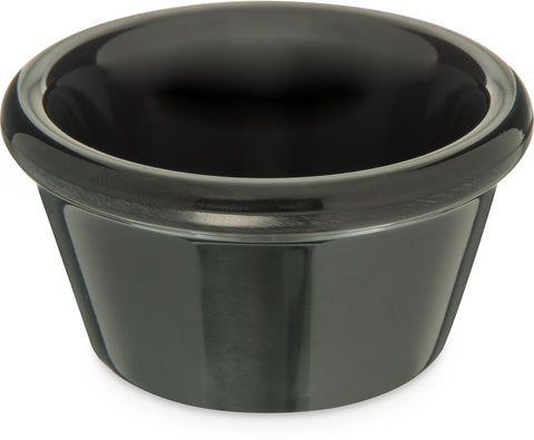 Carlisle RAMEKIN SMOOTH MELAMINE BLACK 2 OZ