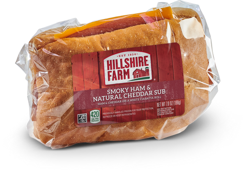 Hillshire Farm® SANDWICH SUB HAM AND NATURAL CHEDDAR