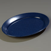 Carlisle PLATTER TRAY OVAL DALLAS WARE® MELAMINE CAFÉ BLUE 12X8.5