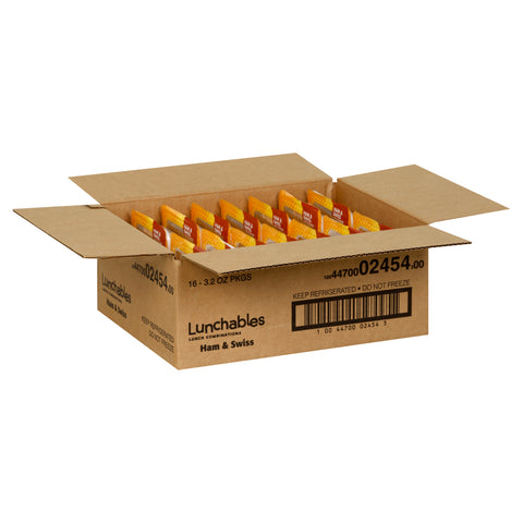 Kraft Oscar Mayer Lunchable Ham and Swiss Cheese, 4.5 Ounce -- 16 per case.