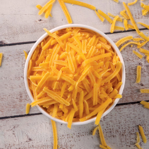 Schreiber CHEESE CHEDDAR MILD COLORED FEATHER SHRED