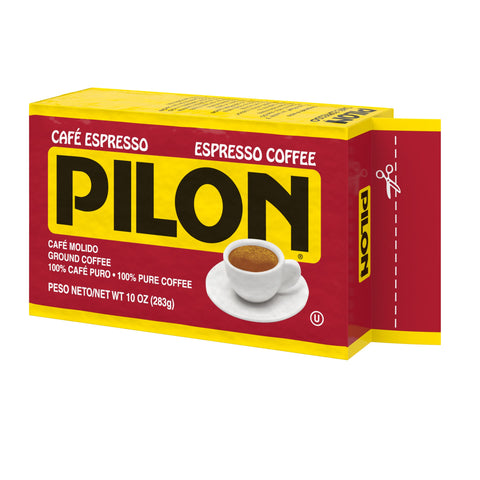 Pilon Espresso Ground Coffee, 10 Ounce -- 24 per case.