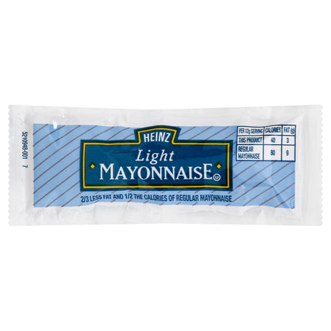 Heinz® MAYONNAISE LIGHT SINGLE SERVE PACKET 532050/78000712