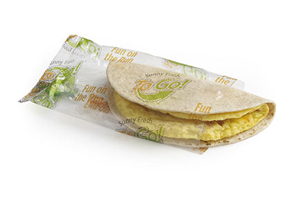 Sunny Fresh™ BREAKFAST TAC-GO ® WITH EGG CHEESE AND HAM FZ IW 110006416