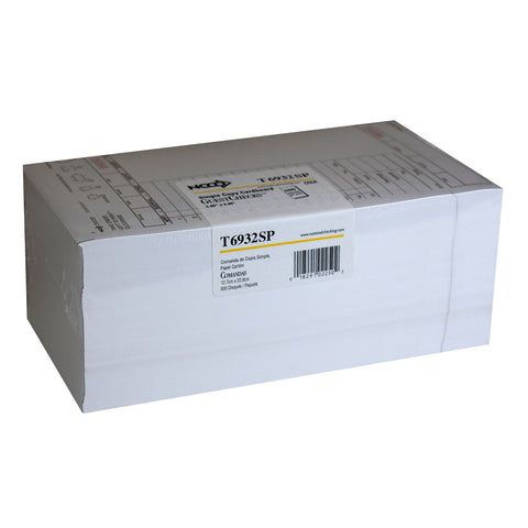 National Checking Company Guest Check Board - 1 Part Tan, 15 Line, 5 x 9 inch -- 2000 per case.