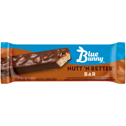 Blue Bunny Nutt N Better Ice Cream Bar, 3 Fluid Ounce -- 24 per case
