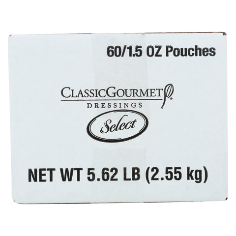 Classic Gourmet Blue Cheese Dressing, 1.5 Ounce Pouch -- 60 per case.