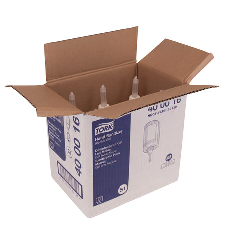 Tork Premium Light Scent Alcohol Gel Hand Sanitizer, 1 Liter Bottle -- 6 per case