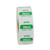 National Checking LABEL FRI TRILINGUAL 1X1 ROLL