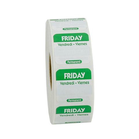 Label Food Rotation Trilingual Green Friday 1x1