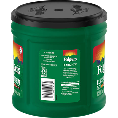 Folgers® COFFEE CLASSIC ROAST DECAF