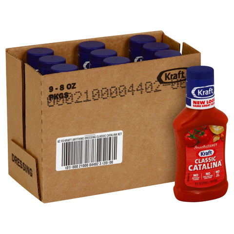Kraft Classic Catalina Dressing, 8 Fluid Ounce -- 9 per case.