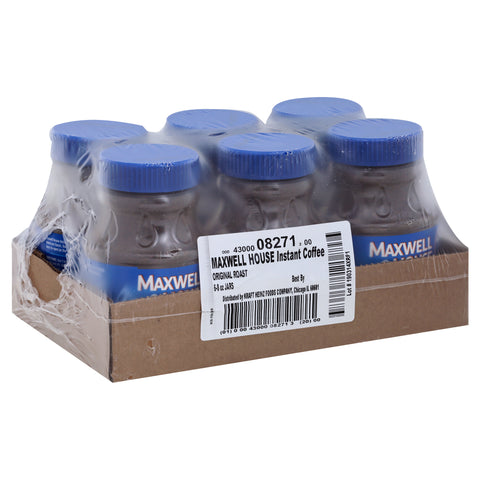 Maxwell House Original Instant Coffee, 8 Ounce -- 6 per case.