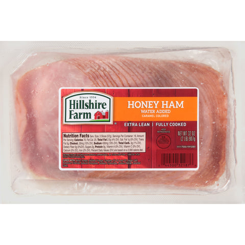 Ham Honey Water Added Sliced .67 Oz 032187-0414