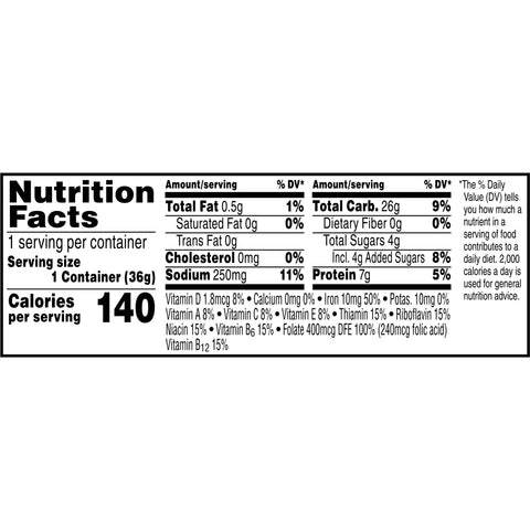 Cereal Cereal In A Cup Special Key 60 Case 1.25 Ounce