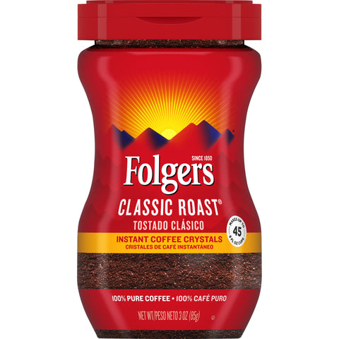 Folgers® COFFEE CAFFEINATED INSTANT REGULAR