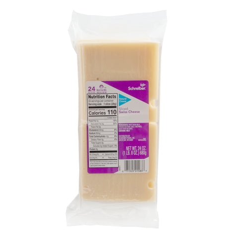 Schreiber CHEESE SWISS SLICD 1 OZ