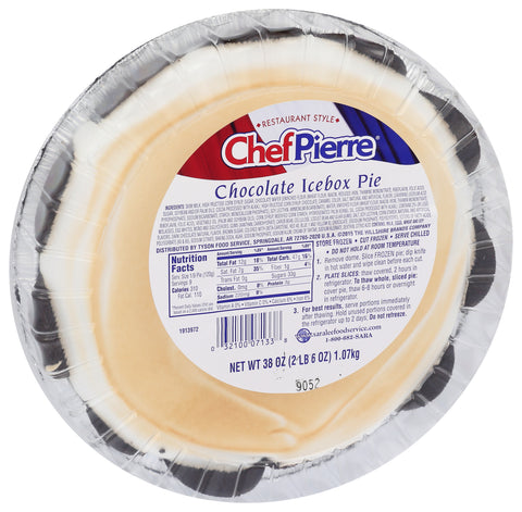 Chef Pierre PIE CHOCOLATE ICEBOX CONDENSED W/DOMES 10