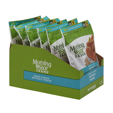 Morningstar Farms Veggie Buffalo Wings, 10.5 Ounce -- 6 per case.