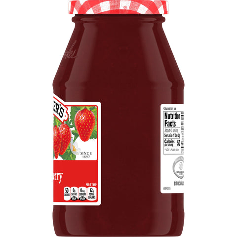 Smuckers Strawberry Jam, 32 Ounce -- 12 per case.