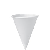 Solo® White CUP CONE PAPER TREATED WHITE 5 OZ