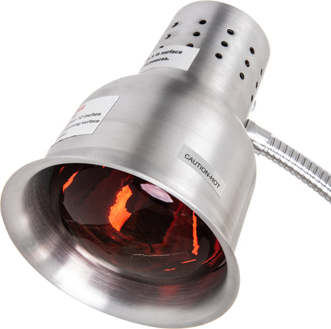 Carlisle LAMP HEAT FLEXIGLOW™ SINGLE ARM W/ BOARD & PAN ALUMINUM 24