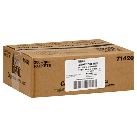 Sauce Pepper Cayenne Single Serve Packet 714200/78002930