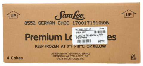 Cake Layer Traditional German Chocolate Premium Un-cut Round 9