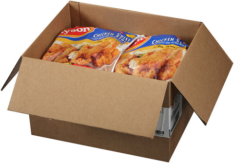 Tyson® CHICKEN BREAST STRIPS CRISPY HOMESTYLE BREADED, FRITTER, FC, CASH N' CARRY PACK 10043730928