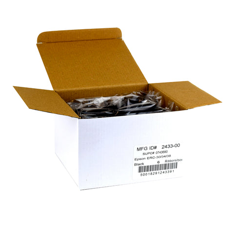 National Checking Black Cash Register Ribbon Cartridge -- 6 per case.