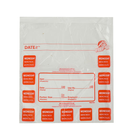 Bag Poly Printed Wednesday 6.5