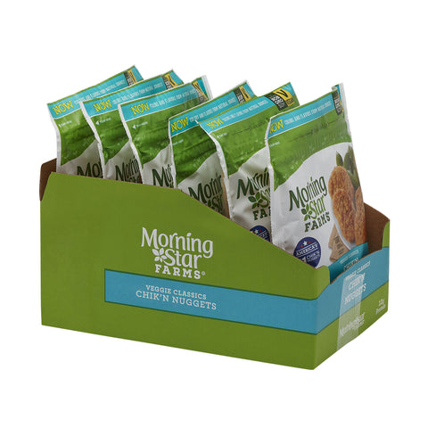 Morningstar Farms Poultry Chicken Nuggets, 10.5 Ounce -- 6 per case.