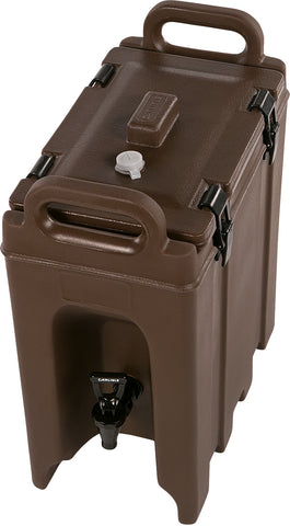 Carlisle DISPENSER CATERAIDE™ LD INSULATED BEVERAGE SERVER BROWN 2.5 GAL