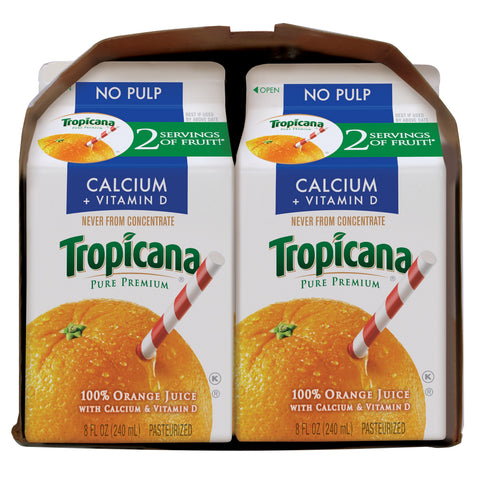 Tropicana Pure Premium JUICE ORANGE PURE PREMIUM PLUS CALCIUM CARTON