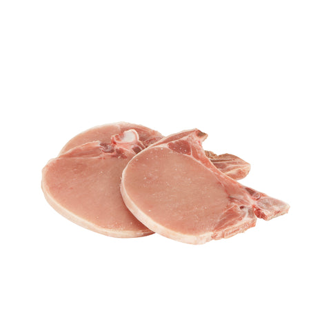 Pork Chop Bone-in C/c Frozen 4 Oz #1412