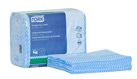 Tork® WIPER FOODSERVICE BLUE WHITE Z-FOLD
