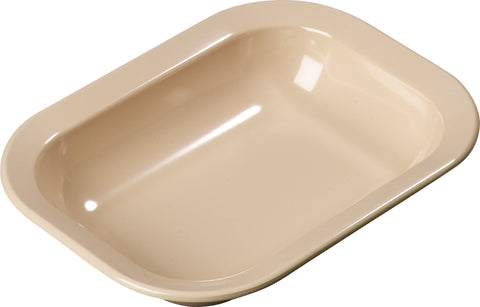 Carlisle BAKER SERVER RECTANGLE MELAMINE TAN 28 OZ