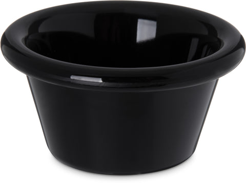 Carlisle RAMEKIN SMOOTH SAN BLACK 2 OZ