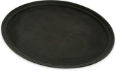Carlisle TRAY SERVICE GRIPTITE OVAL BLACK 22X27