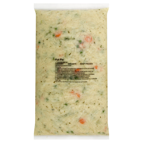 Quality Chef® POT PIE FILLING BAG NO CHICKEN 78001287