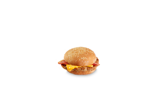 Advance Pierre Jumbo Bacon Cheeseburger, 6 Ounce -- 12 per case.