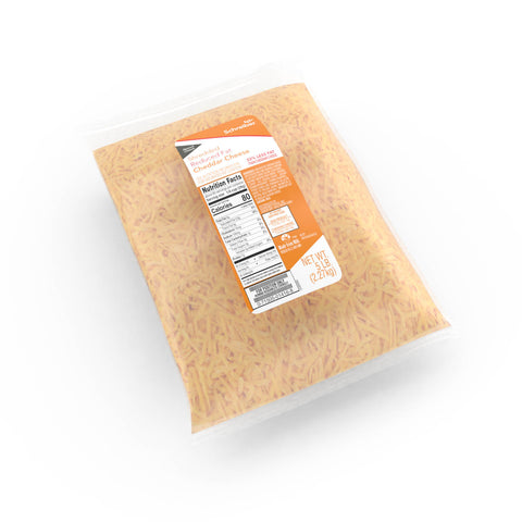 Schreiber CHEESE CHEDDAR MILD REDUCED FAT FEATHER SHRED