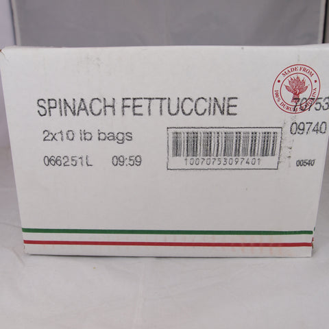 Zerega PASTA FETTUCCINE SPINACH 10