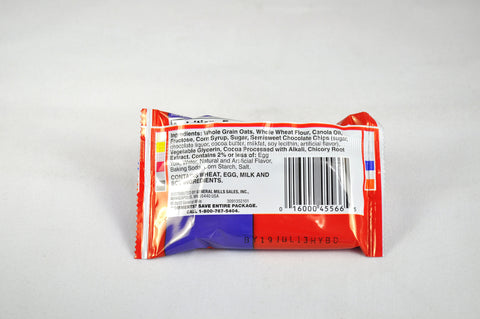 Betty Crocker Double Chocolate Oatmeal Bar, 1.24 Ounce -- 144 per case.