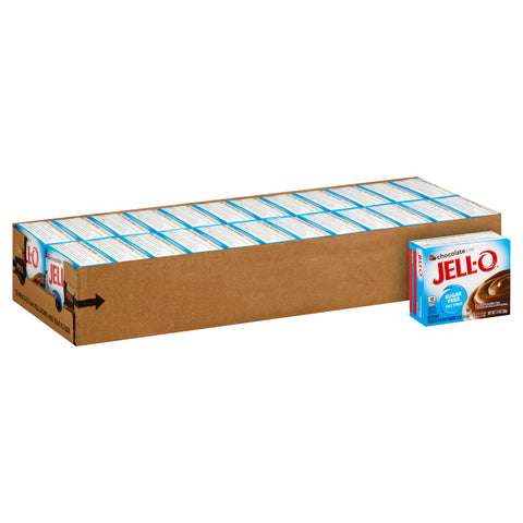 Jello Sugar/Fat Free Instant Chocolate Pudding, 1.4 Ounce -- 24 Case