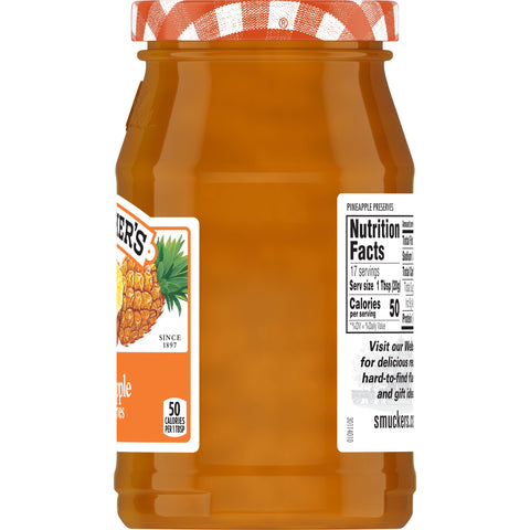 Smuckers Pineapple Preserves, 12 Ounce -- 12 per case
