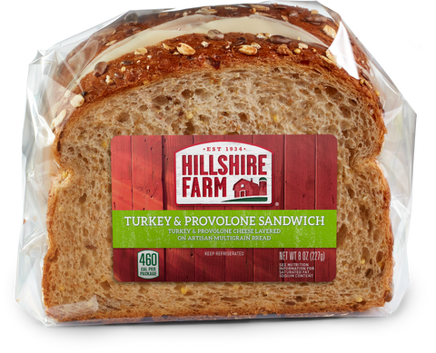 Hillshire Farm Turkey and Provolone Sandwich, 0.5 Pound -- 10 per case