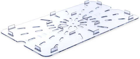 StorPlus™ DRAIN GRATE FOOD PAN PC FULL SIZE CLEAR